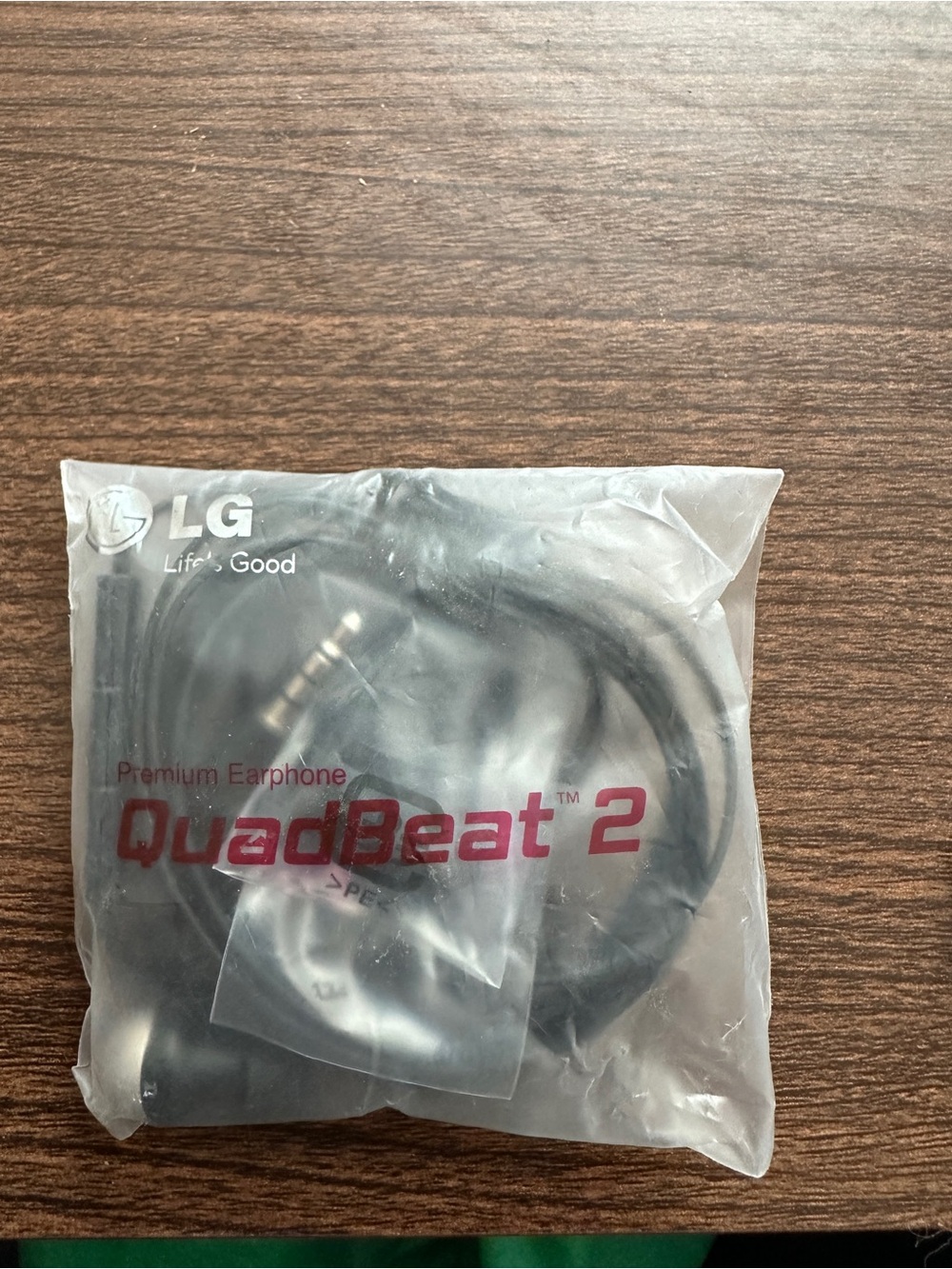 LG QuadBeat 2 Black Earphones